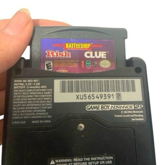 Nintendo Game Boy Advance SP Handheld Console - Onyx Black - Picture 4 of 4